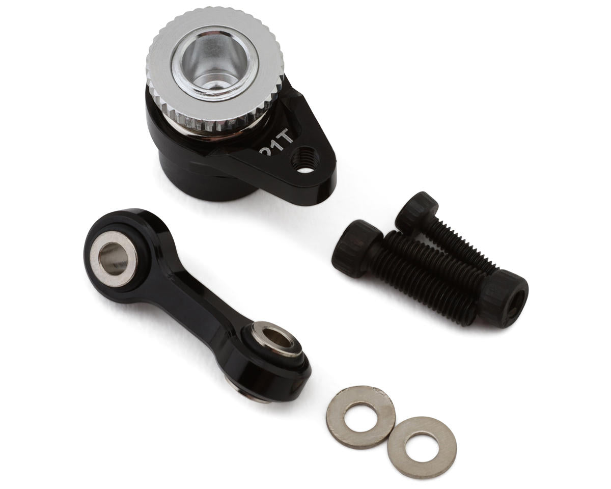 Hot Racing Arrma Grom Aluminum Servo Saver Set (Black) (20T / 21T)
