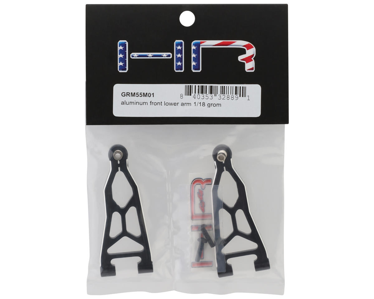 Hot Racing Arrma Granite Grom Aluminum Front Lower Arm Set (Black) (2)
