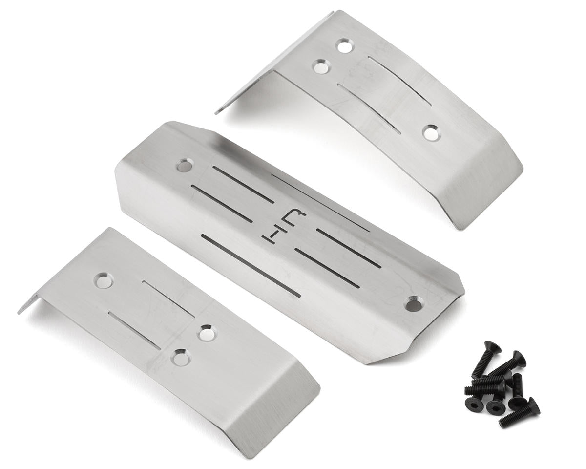 Hot Racing Stainless Steel Skid Plate Set for Traxxas® Mini Maxx®