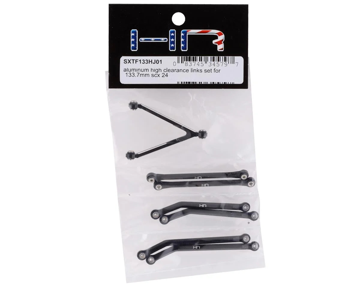Hot Racing Axial SCX24 Aluminum High Clearance LWB Link Set (133.7mm)
