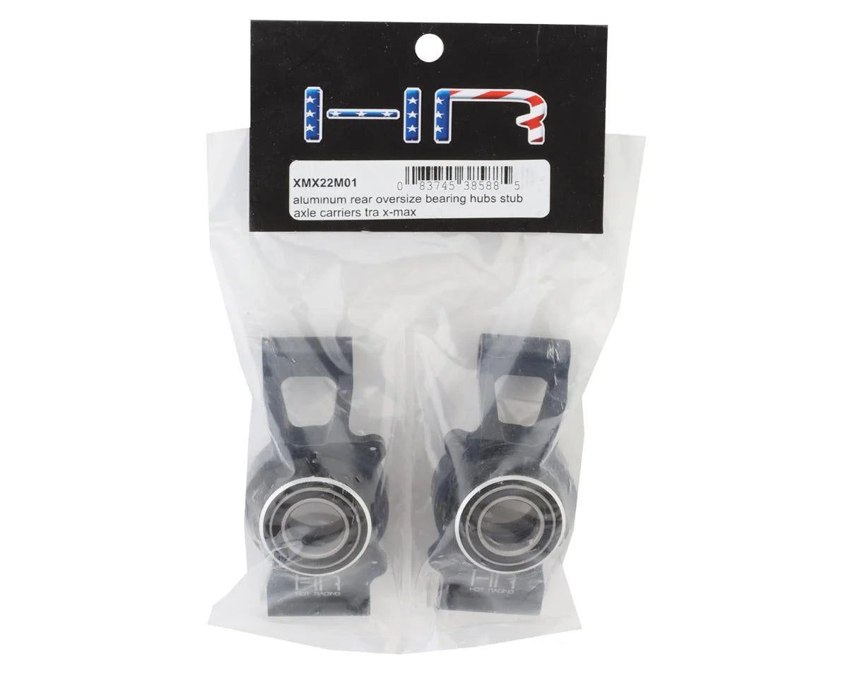 Hot Racing Aluminum Rear Hubs w/Over Size Bearings for Traxxas X-Maxx/XRT