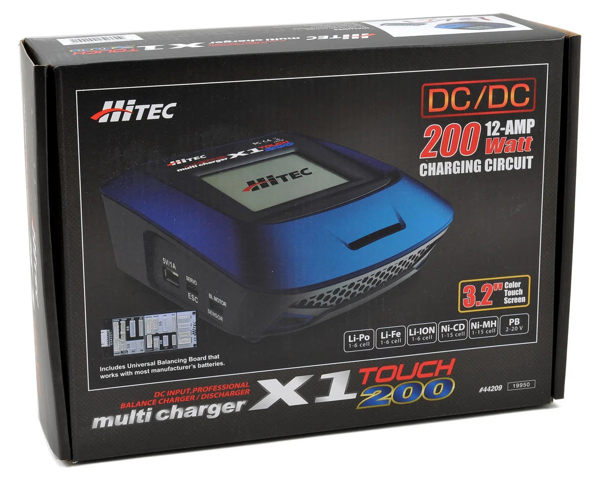 Hitec X1 Touch 200 DC Charger (6S/12A/200W)