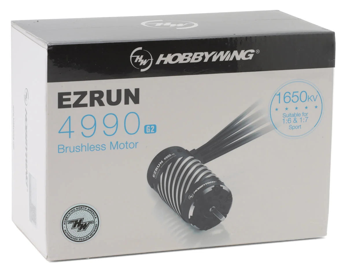 Hobbywing EZRUN 4990SD G2 4-Pole 1/6 Scale Sensored Brushless Motor (1650kV)