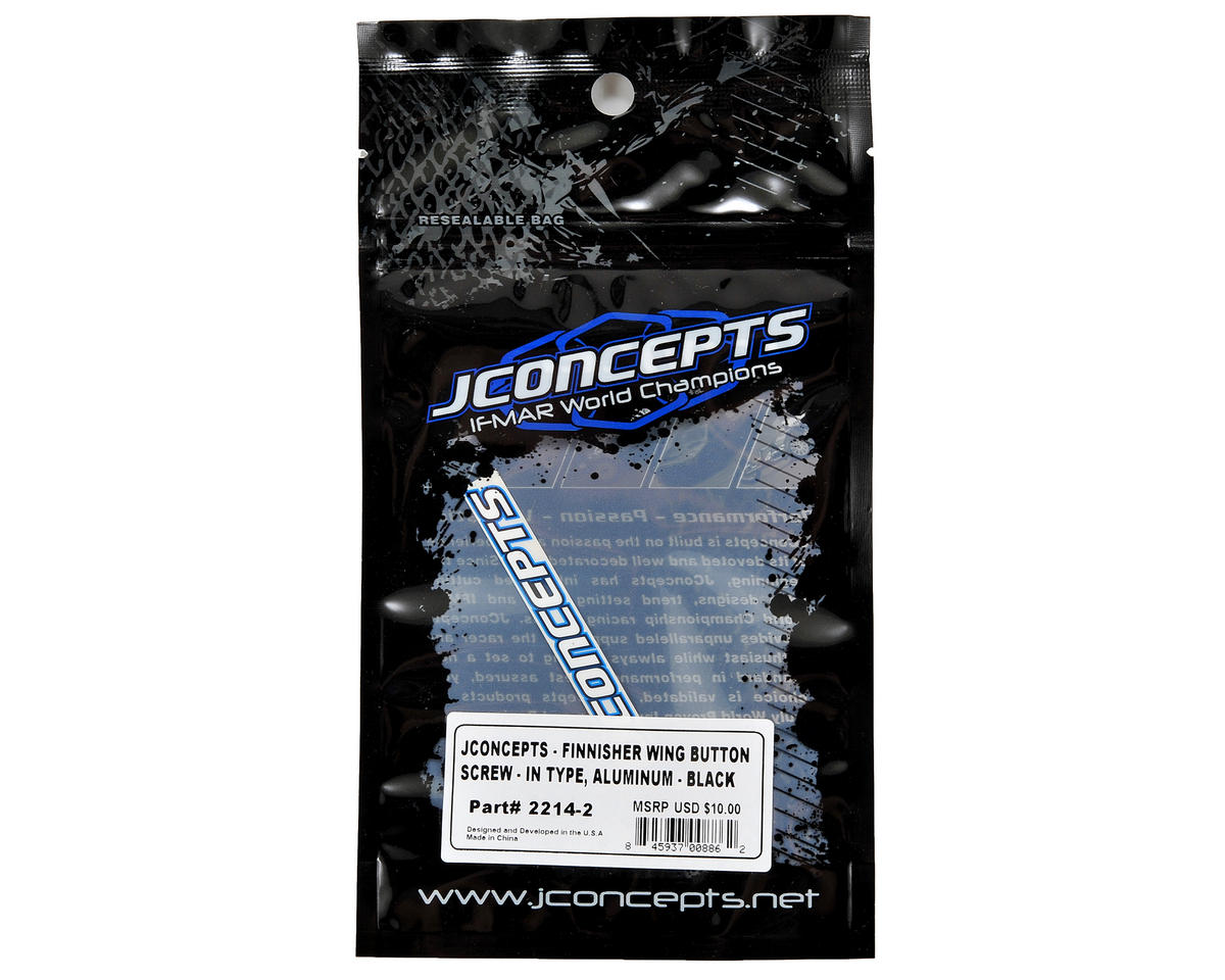 JConcepts Aluminum "Finnisher" Wing Button