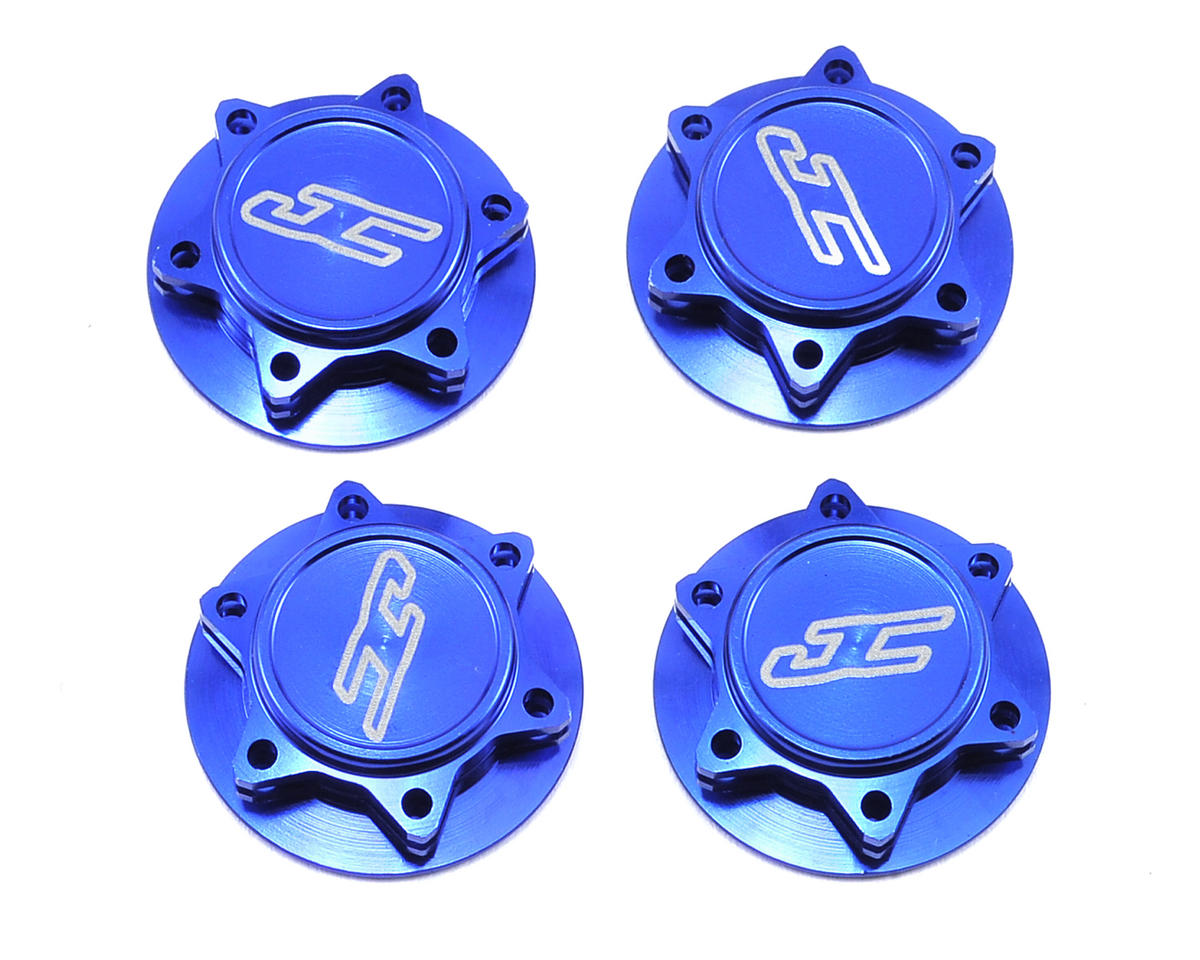 JConcepts Fin 17mm 1/8th Serrated Light Weight Wheel Nut (Blue)