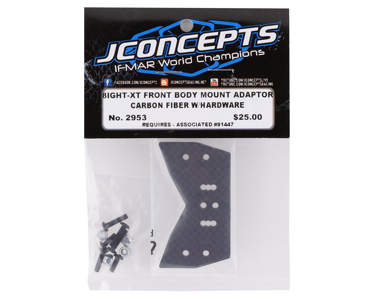 JConcepts 8ight-XT F2 Carbon Fiber Truggy Body Mount Adaptor