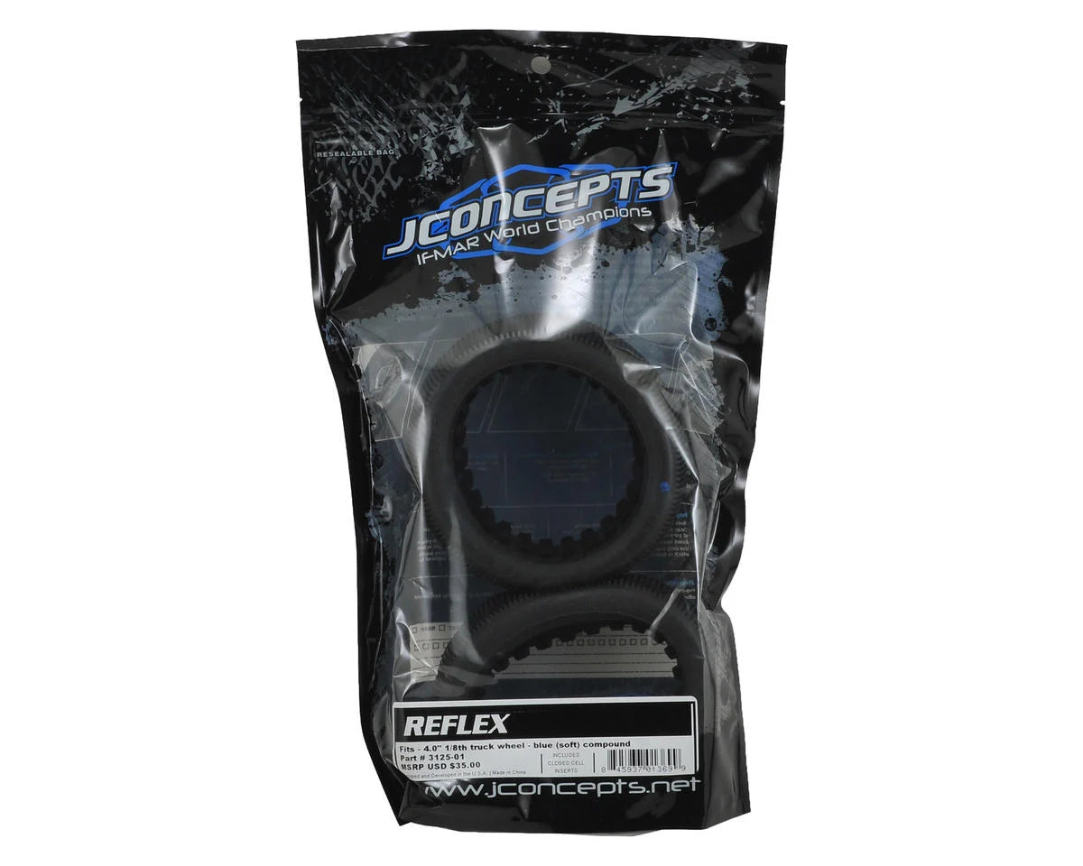 JConcepts Reflex 4.0" 1/8th Truggy Tires (2)