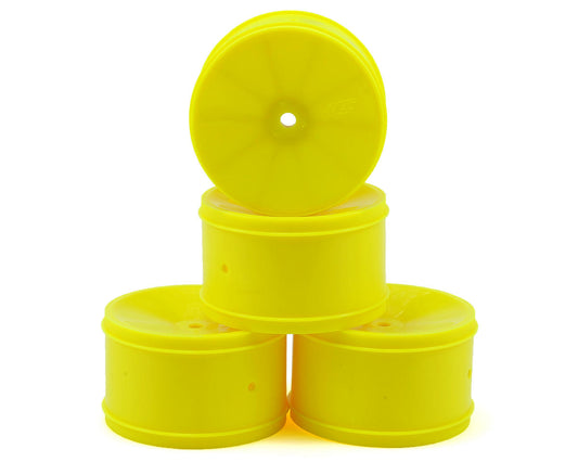 *CLEARANCE* JConcepts 12mm Hex Bullet 60mm Rear Wheels (4) (B6/RB6/SRX/XB4) (Yellow)
