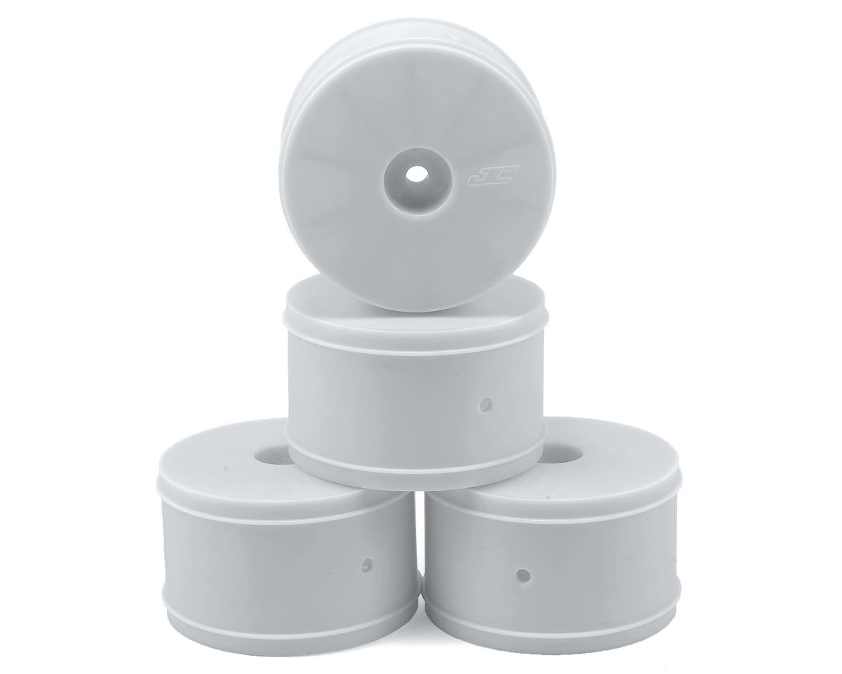 *CLEARANCE* JConcepts Bullet 60mm Rear Wheels (4) (22/22-4) (White) w/12mm Hex