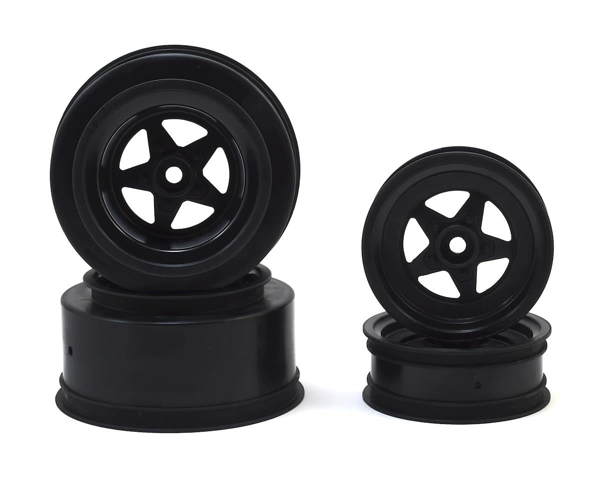 JConcepts Startec - Street Eliminator Drag Racing Wheels 12mm Hex (2x Rear SCT Wheels & 2x Front Buggy Wheels)