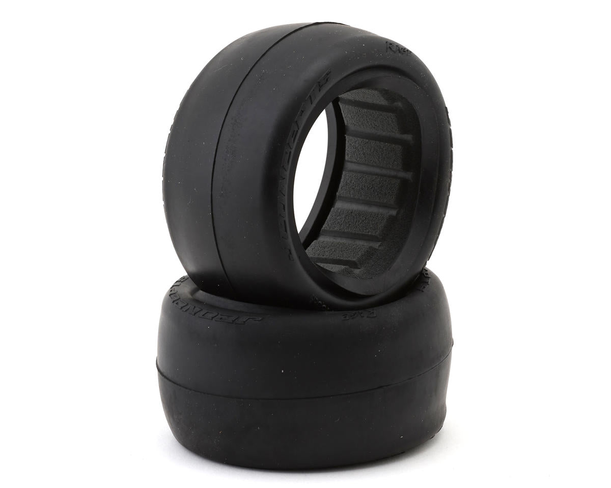 JConcepts Silent Rage 2.2" Rear Buggy Dirt Oval Tires (2) (Silver)