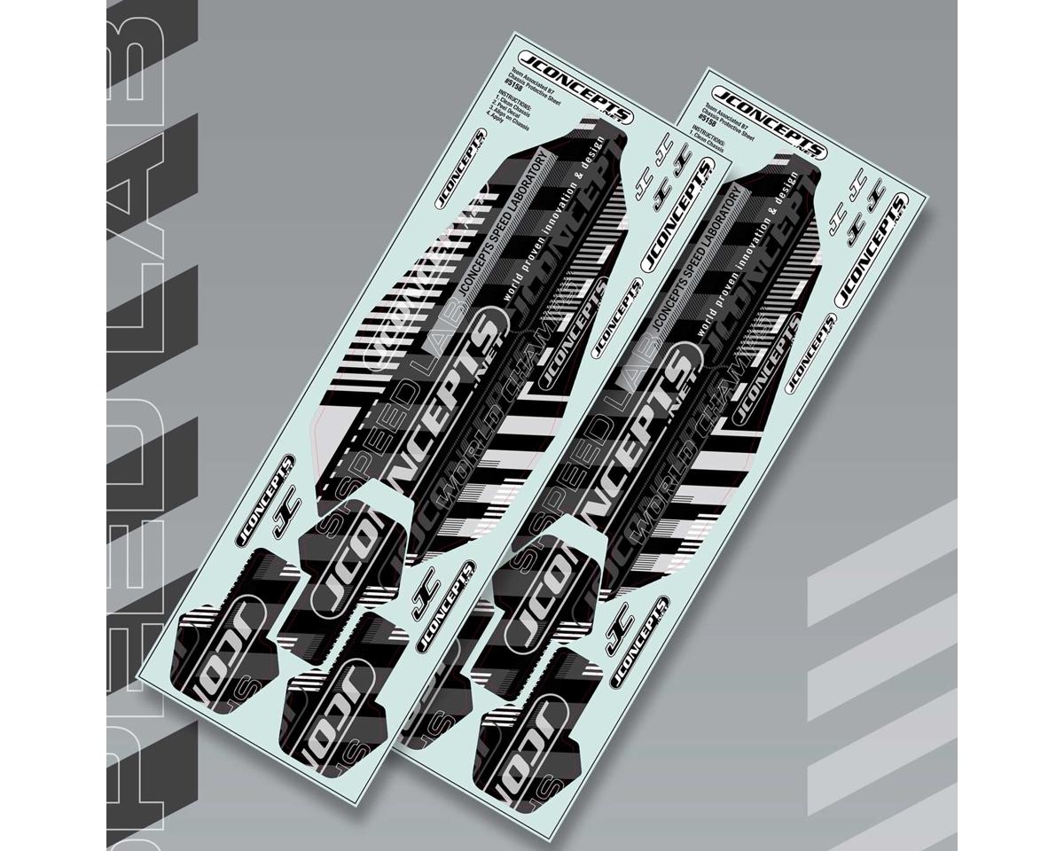 JConcepts RC10B7 Precut Chassis Protective Sheets (2)