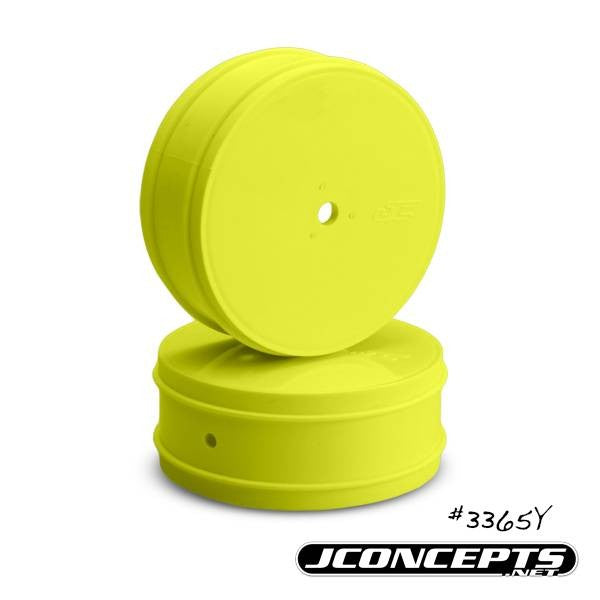 *CLEARANCE* JConcepts TLR 22, 10mm Hex 60mm Front Wheels (Yellow)