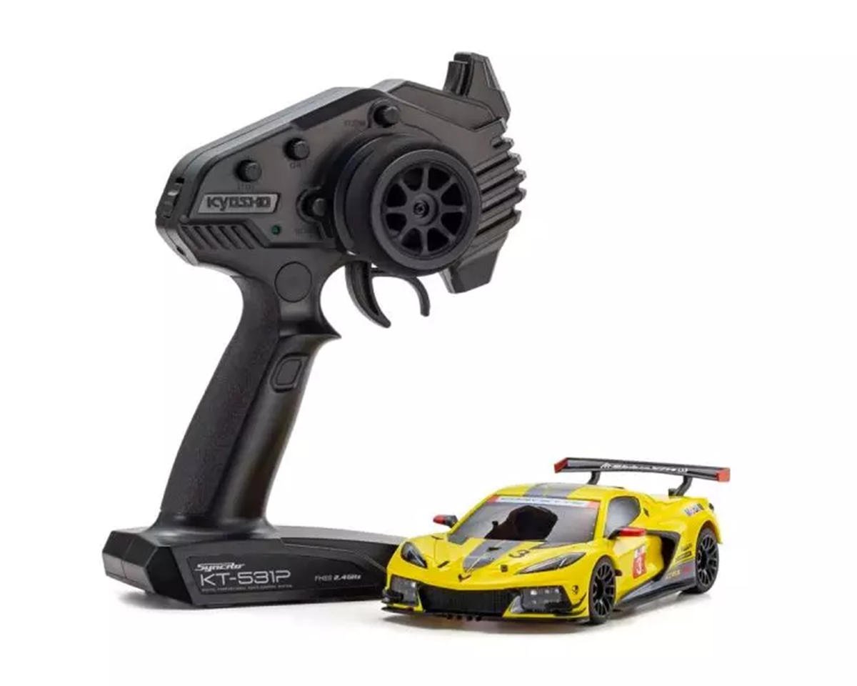 Kyosho MR-04 RWD Mini-Z Readyset w/Chevrolet Corvette C8.R Body (Yellow)