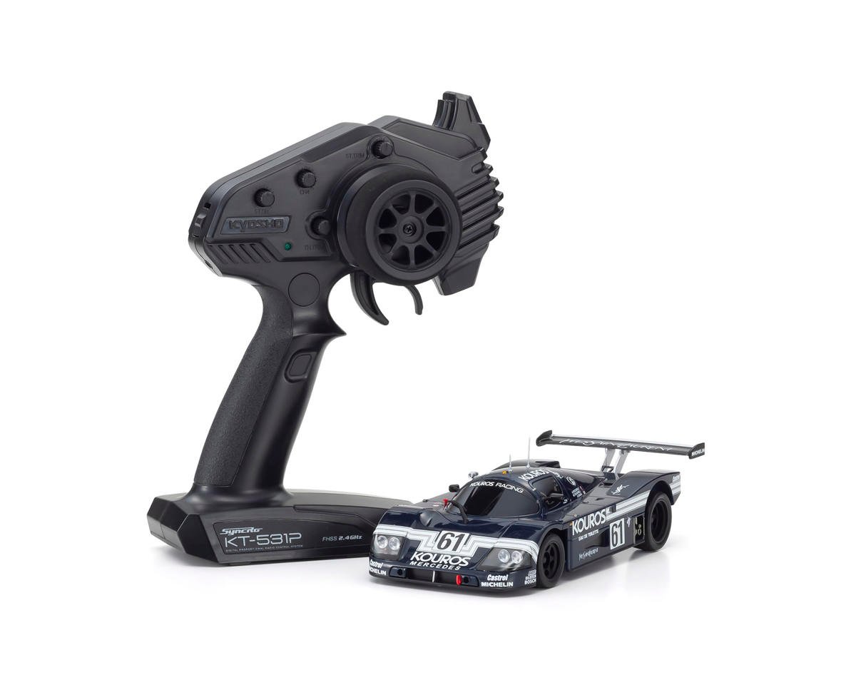 Kyosho MR-04 RWD Mini-Z Readyset w/Sauber Mercedes C9 1988 Body (Blue)