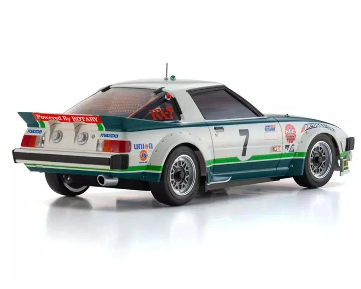 Kyosho MR-04 RWD Mini-Z Readyset w/1979 Mazda Savanna RX-7 Body (Green/White) w/KT-531P 2.4GHz Radio