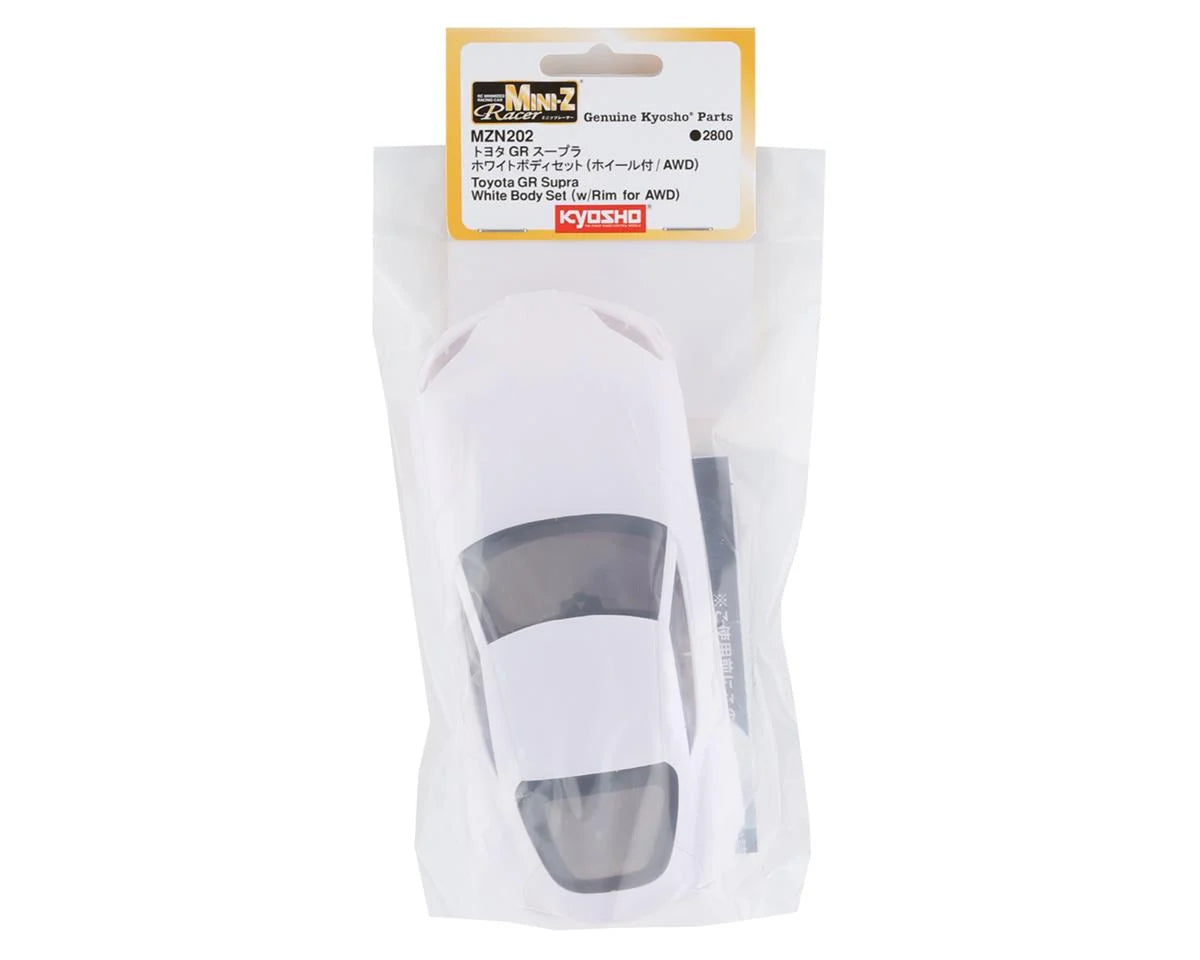 Kyosho Mini-Z MR-03 Toyota GR Supra Body w/Wheels (Unpainted)