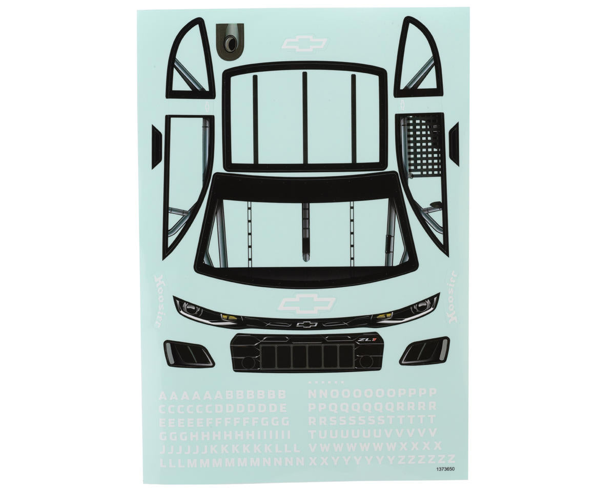 Losi Asphalt Late Model Grom Chevrolet ZL1 Pre-trimmed Body Set (Clear)