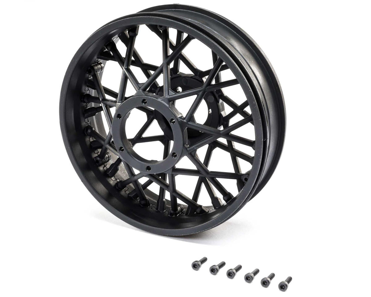 Losi PM-MX - Rear Wheel Set Black (1) Promoto-MX