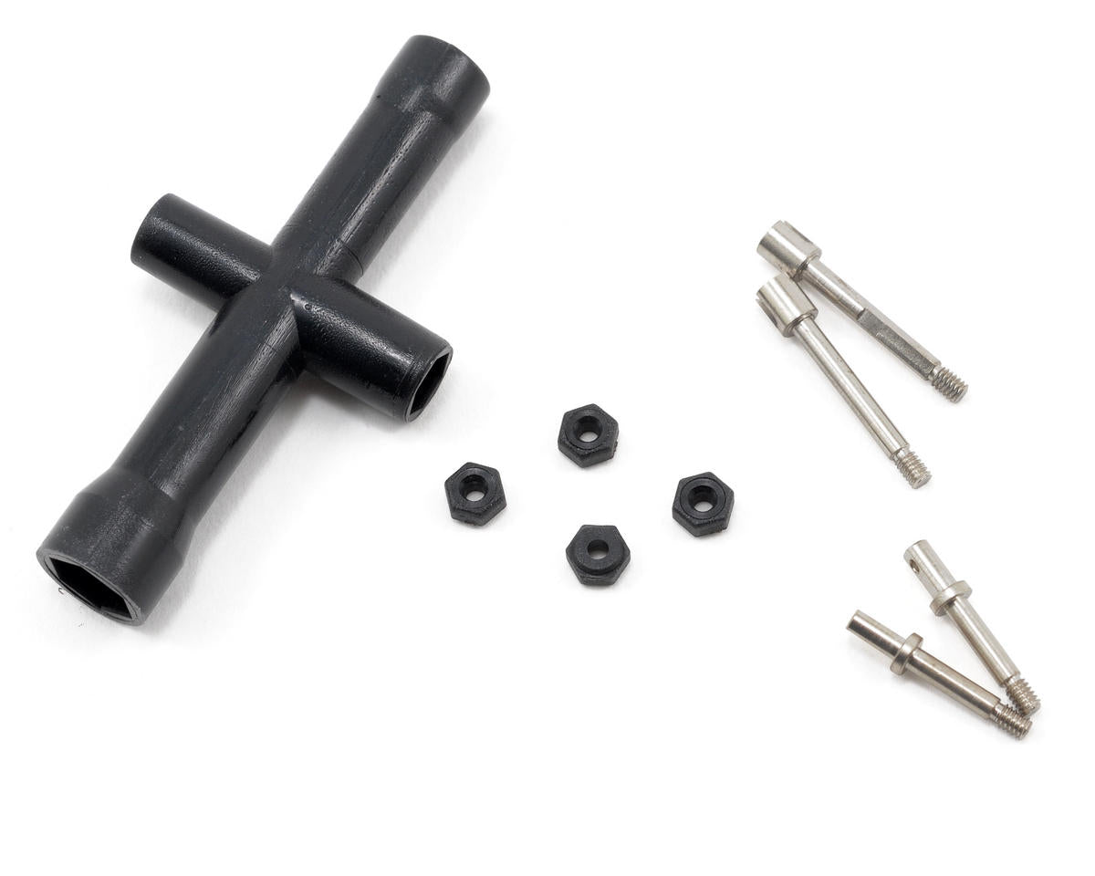 Losi Front/Rear Threaded Axle Set
