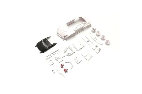 Kyosho NISSAN GT-R GT500 2008 White Body set w/wheels