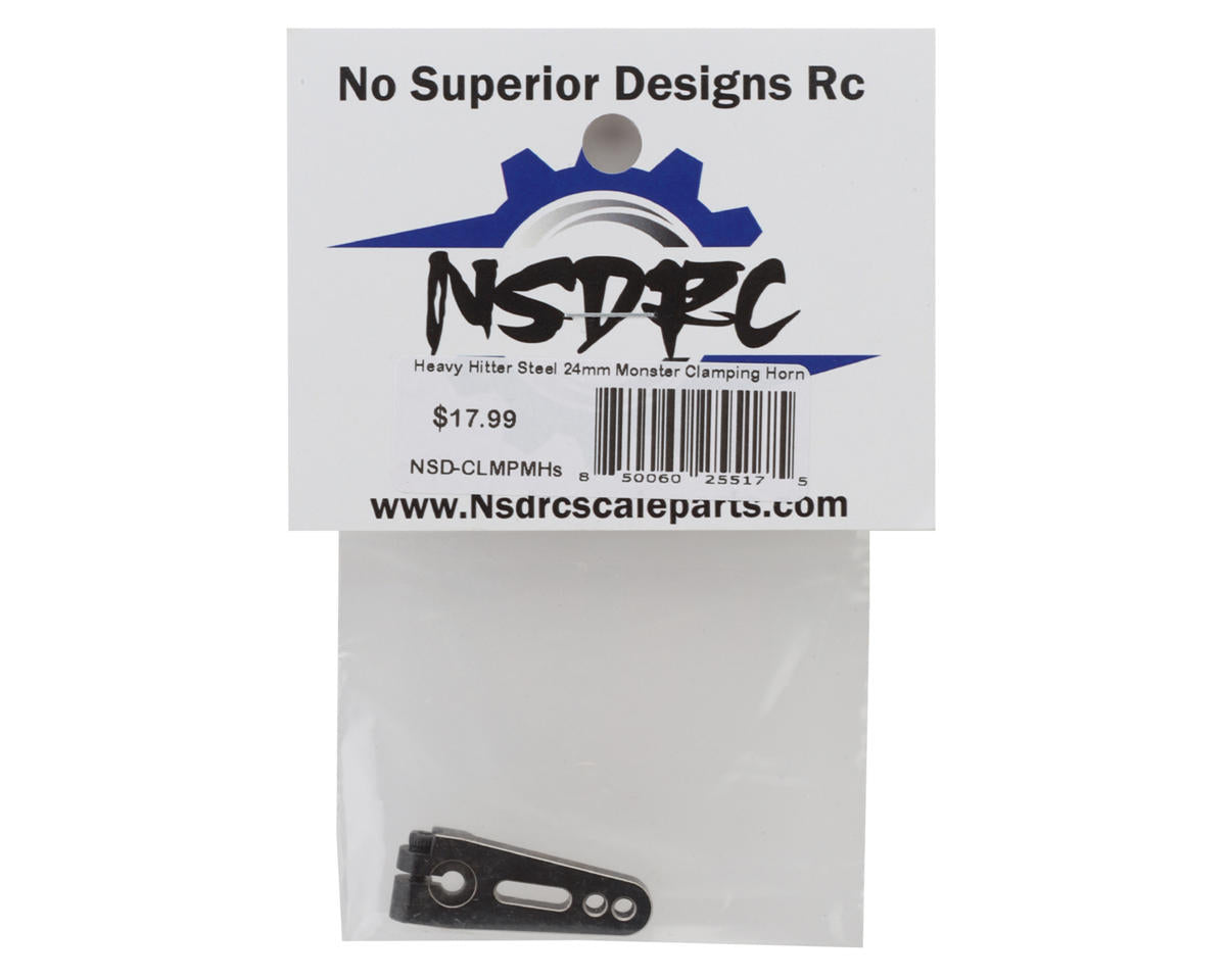 NSDRC - No Superior Designs RC Clamping Monster Servo Horn (25T) (24mm)