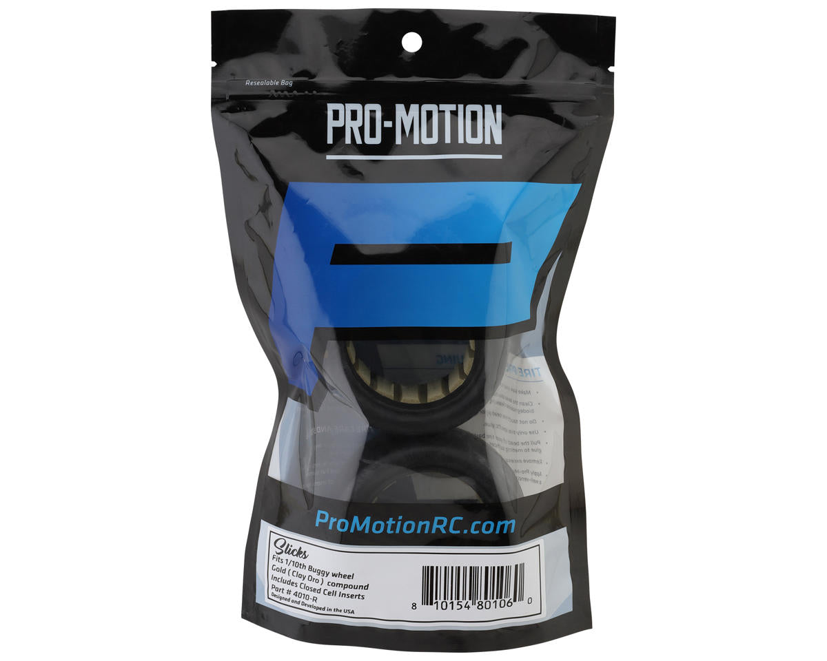 Pro-Motion Slicks 2.2'' Rear Buggy Slick Tires (2) (Clay)(DD)