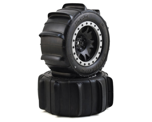 Proline Sling Shot - Pre-Mounted Sand Tires w/Impulse Pro-Loc Wheels (MX43) (Black) (2)