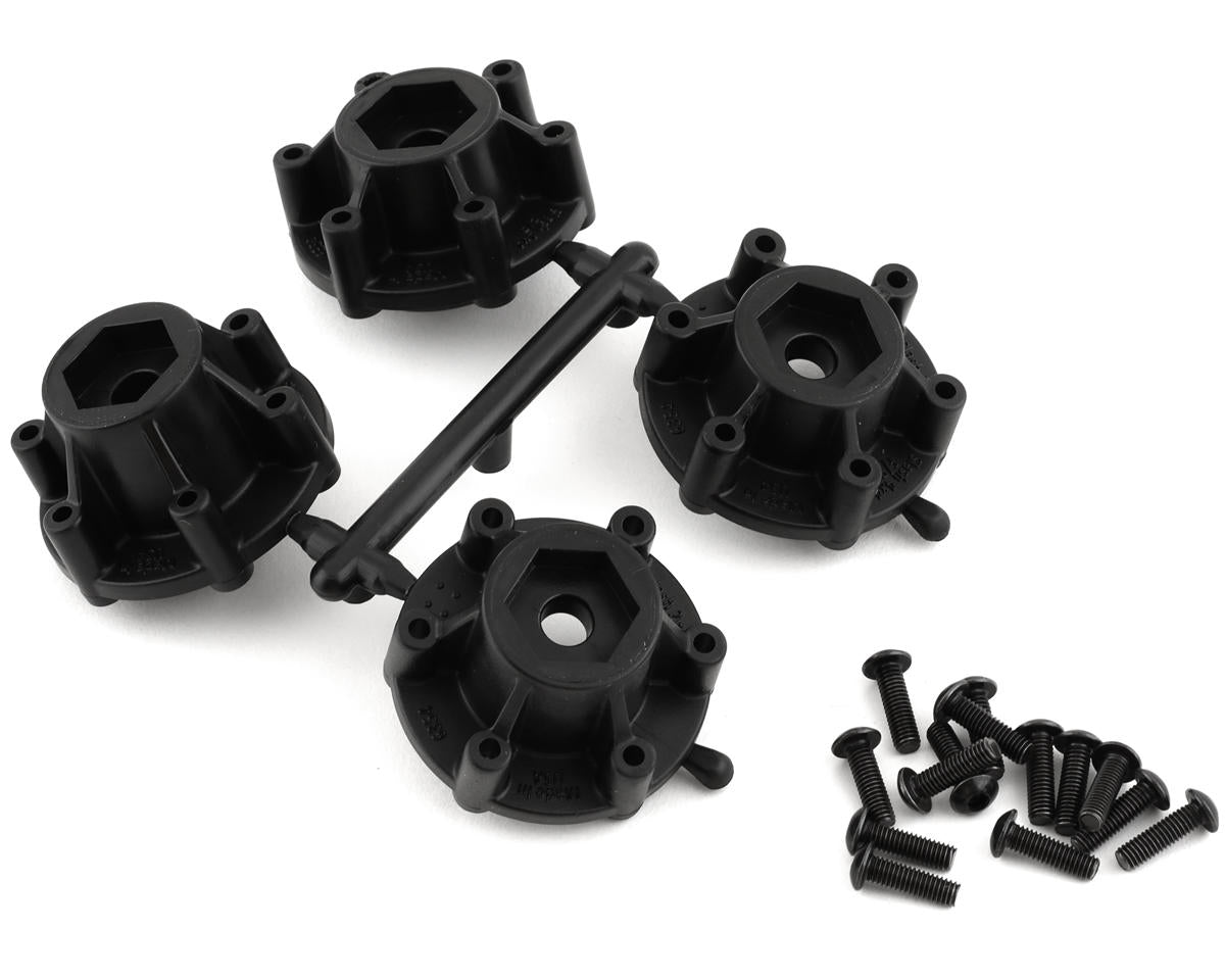 Proline SC Dumont Paddle/Rib 2.2/3.0 Pre-Mounted Front Tires w/Raid Wheels (CR3) (Black) (2) w/12mm Removable Hex