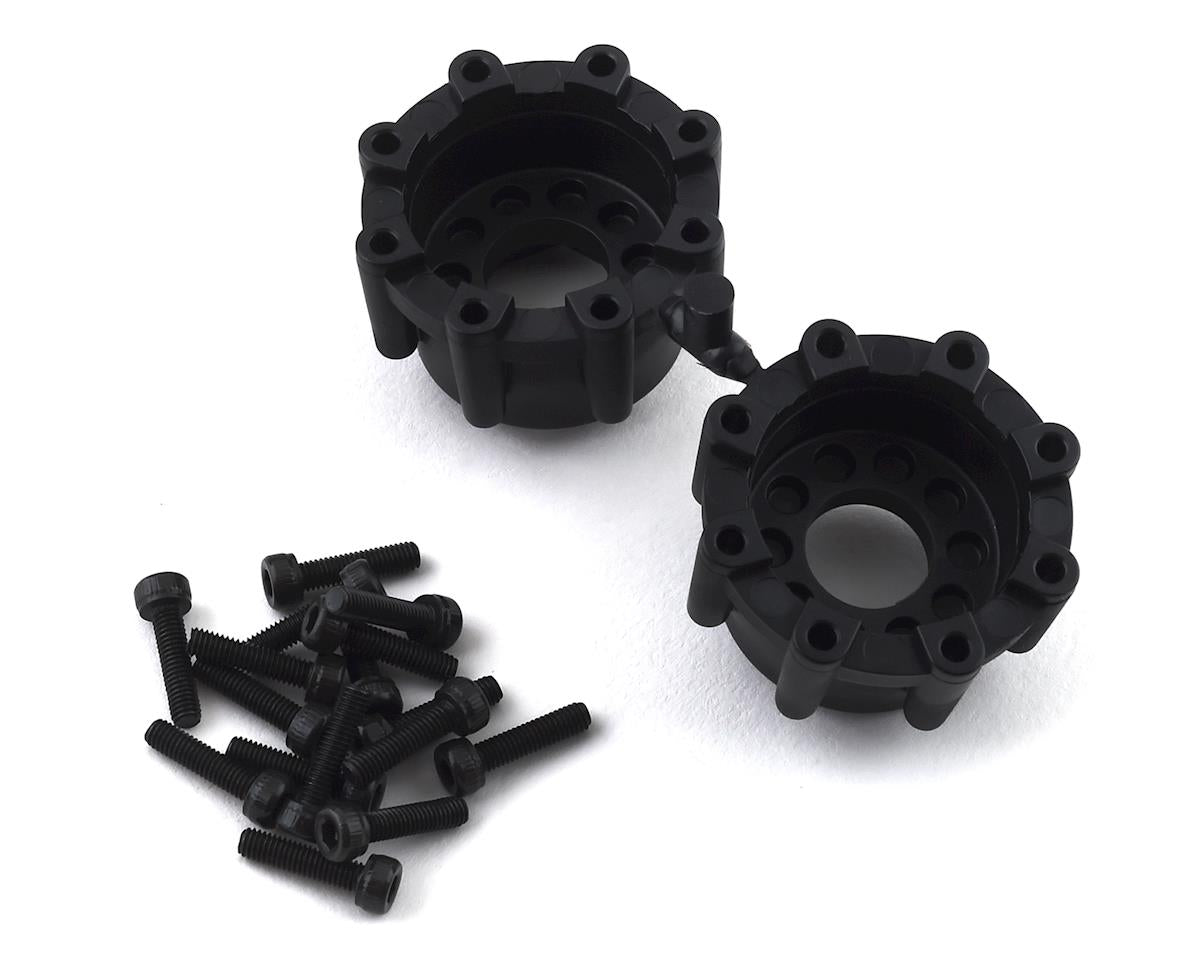 Proline Sling Shot 3.8" Tire w/Raid 8x32 Wheels (2) (Black) w/Removable Hex