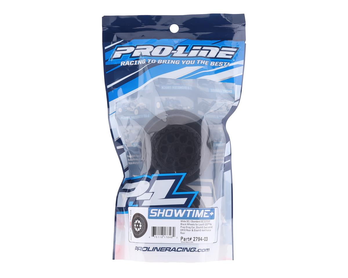 Pro-Line Showtime+ Wide Drag Spec Rear Drag Racing Wheels (2)