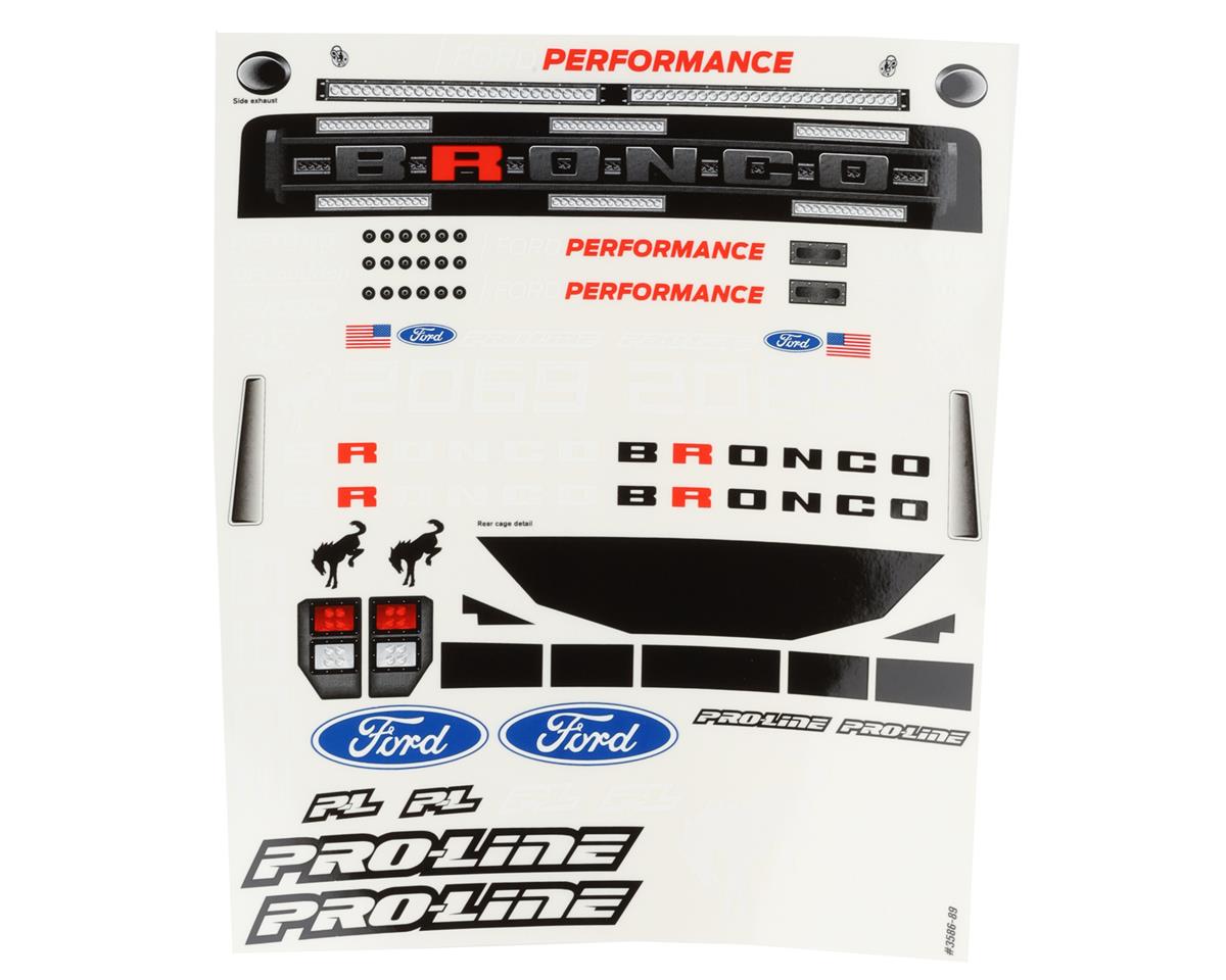 Pro-Line Ford Bronco R Short Course Truck Body (Clear)