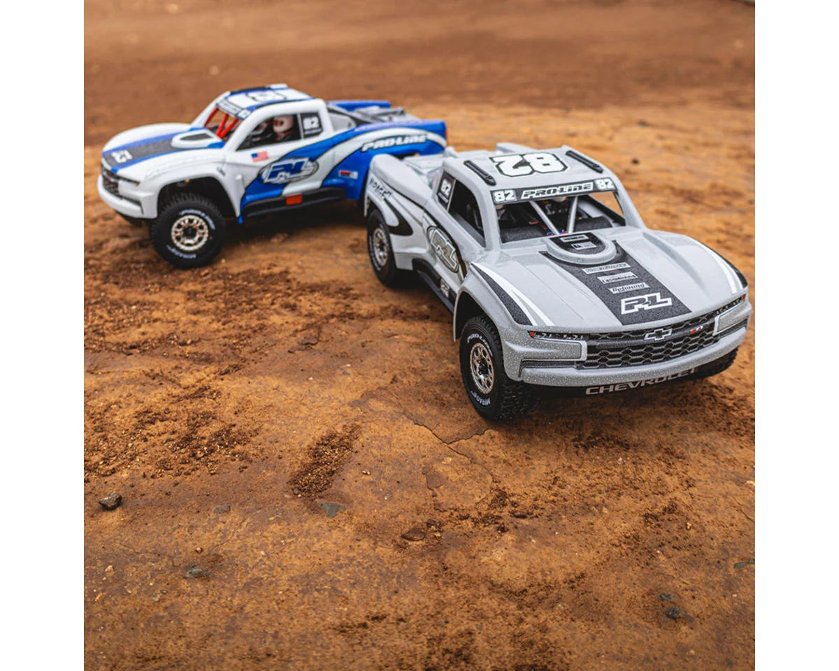 Pro-Line Mojave™ Grom 1/16 2019 Chevy Trophy Truck Tough-Color Body (Stone Gray) (Pre-Cut)