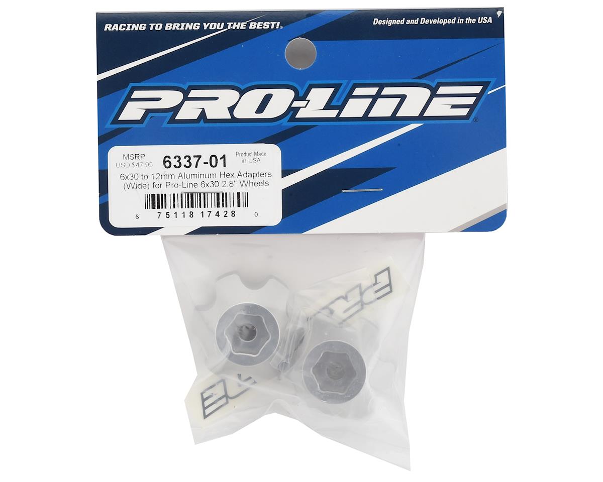 Pro-Line 6x30 to 12mm Aluminum Hex Adapters (2) (Wide)
