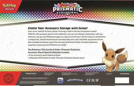 Pokemon - Scarlet and Violet - Prismatic Evolutions - Pouch Special Collection