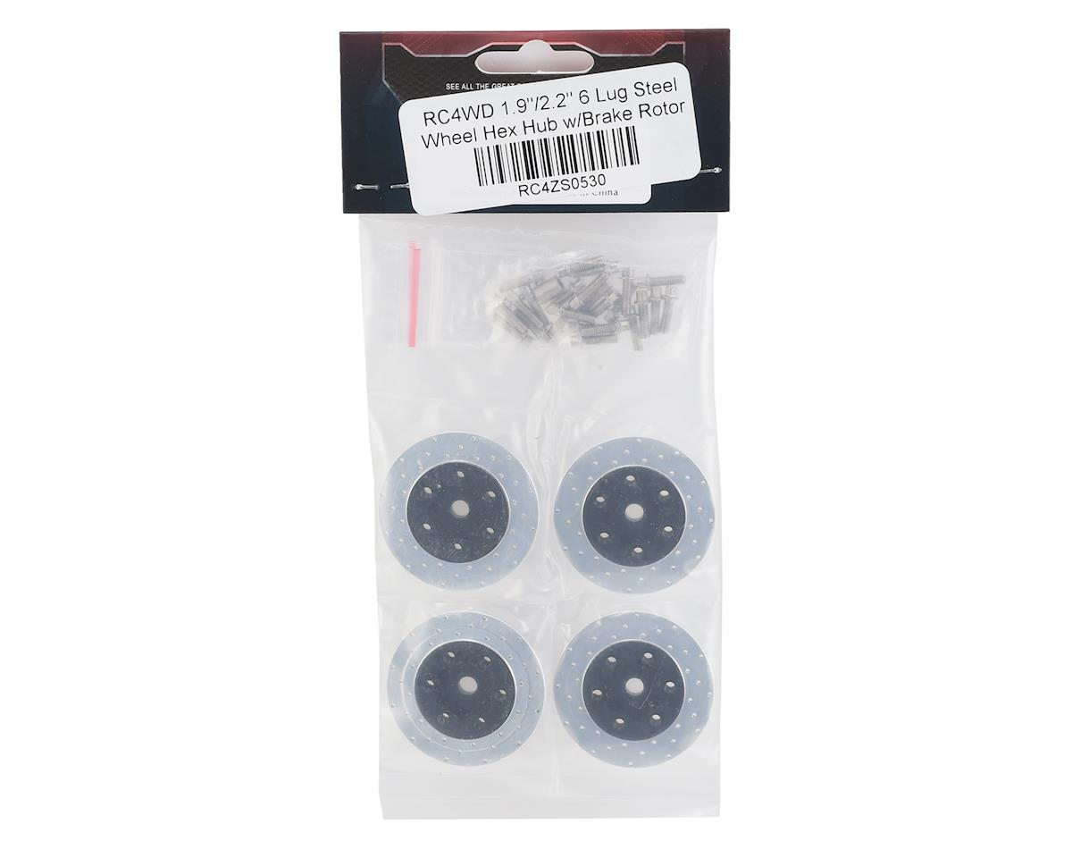 RC4WD 6 Lug Steel Wheel Hex Hub w/Brake Rotor