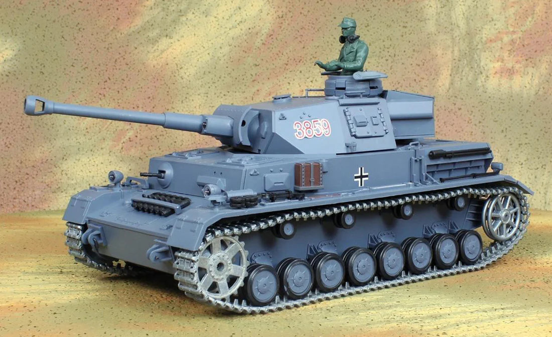 RC PRO Heng Long 1:16 German Panzer IV (F2 Type) RC Tank - FULL PRO VERSION