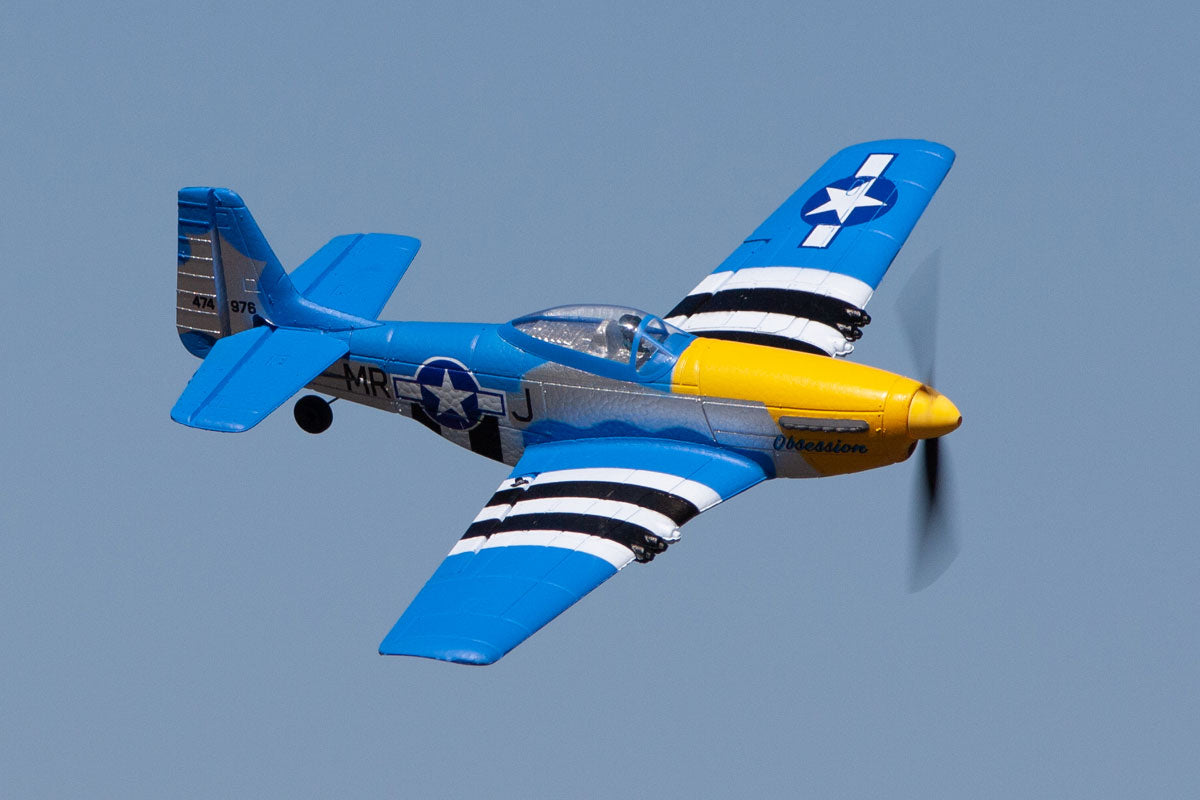 Rage RC P-51D Obsession Micro RTF Airplane with PASS (Pilot Assist Stability Software) System