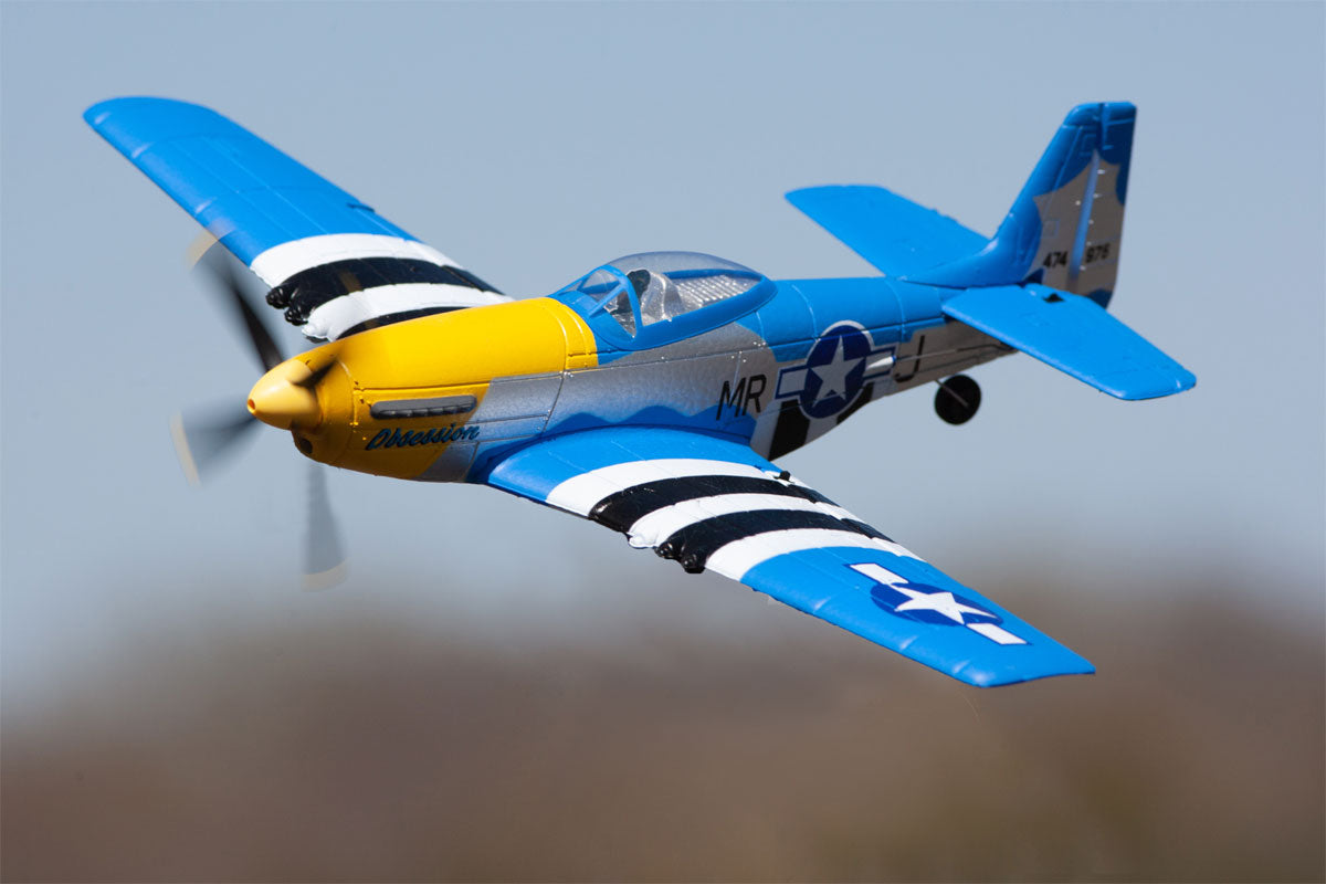 Rage RC P-51D Obsession Micro RTF Airplane with PASS (Pilot Assist Stability Software) System