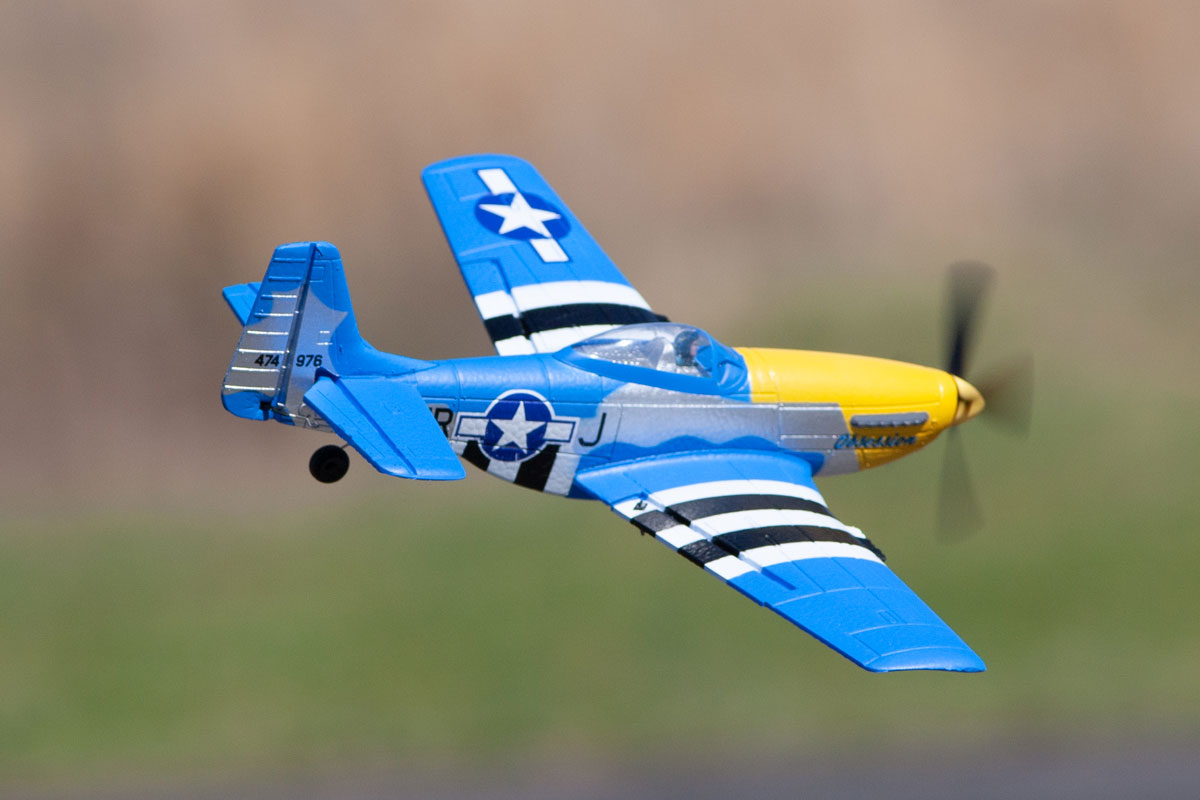 Rage RC P-51D Obsession Micro RTF Airplane with PASS (Pilot Assist Stability Software) System