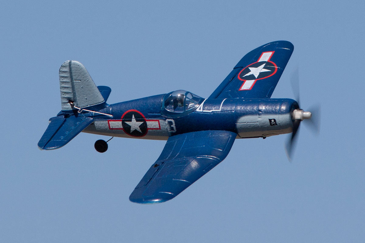 Rage RC F4U Corsair Jolly Rogers Micro RTF Airplane with PASS (Pilot Assist Stability Software) System