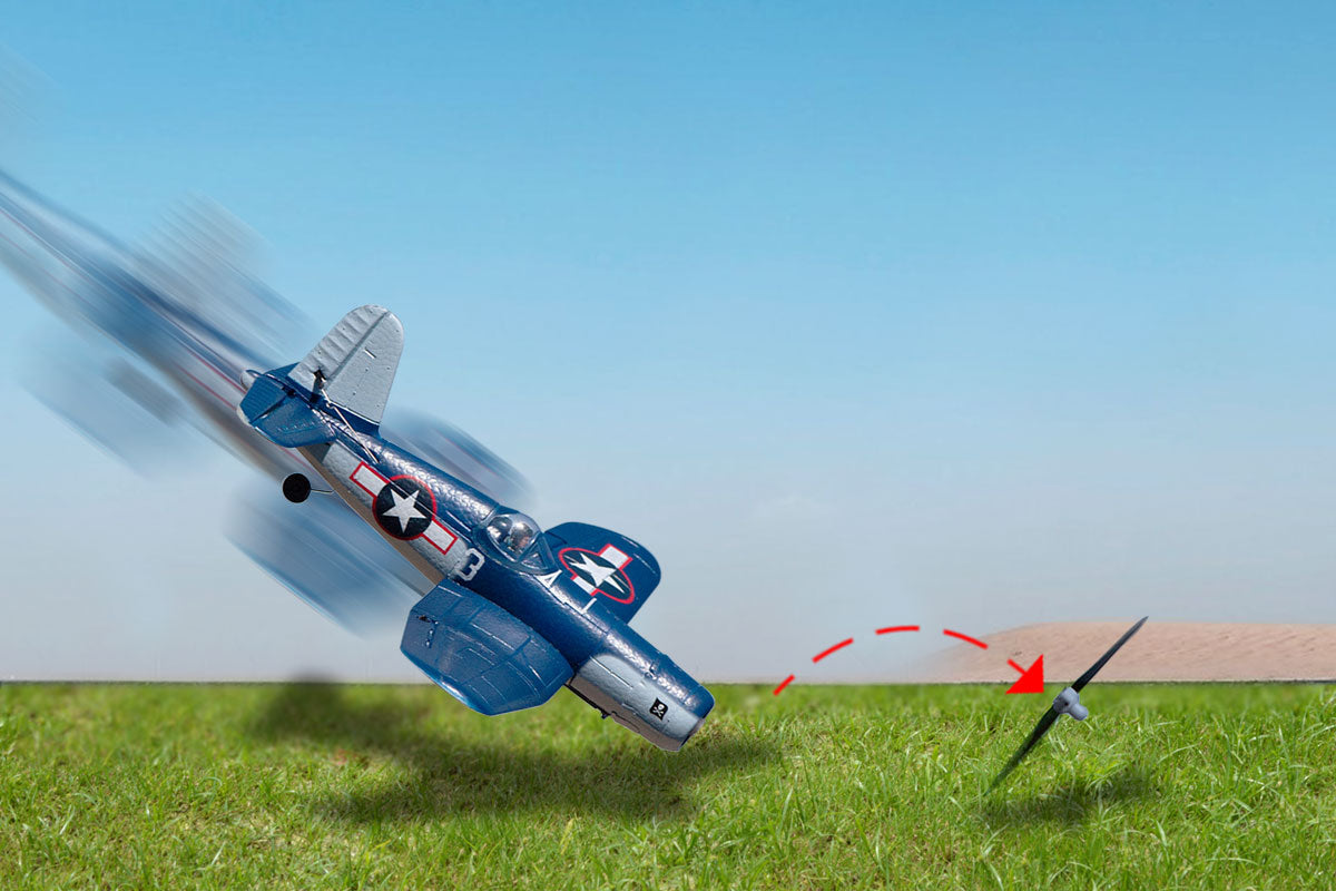 Rage RC F4U Corsair Jolly Rogers Micro RTF Airplane with PASS (Pilot Assist Stability Software) System