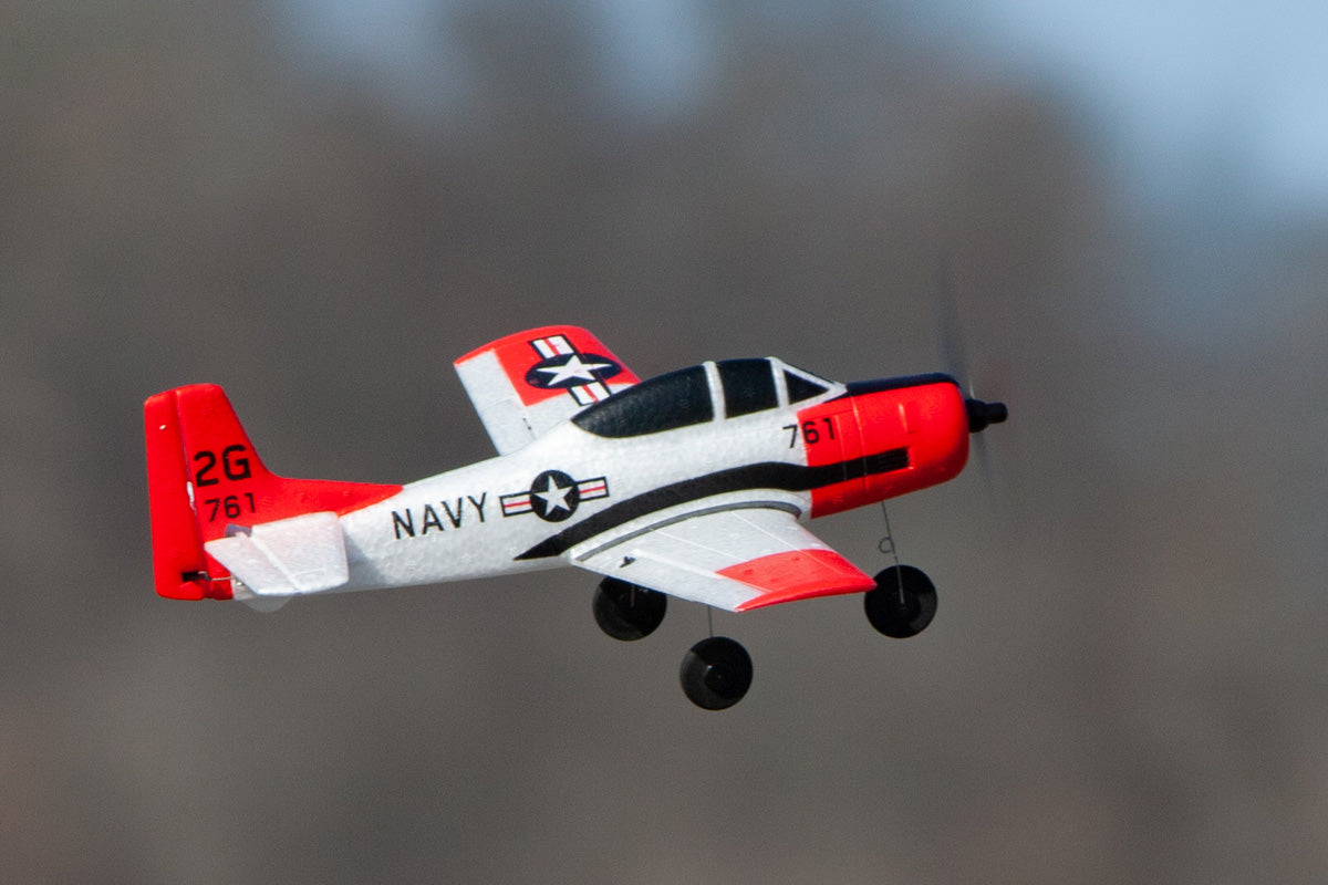 Rage RC T-28 Trojan Micro RTF Airplane with PASS (Pilot Assist Stability Software) System