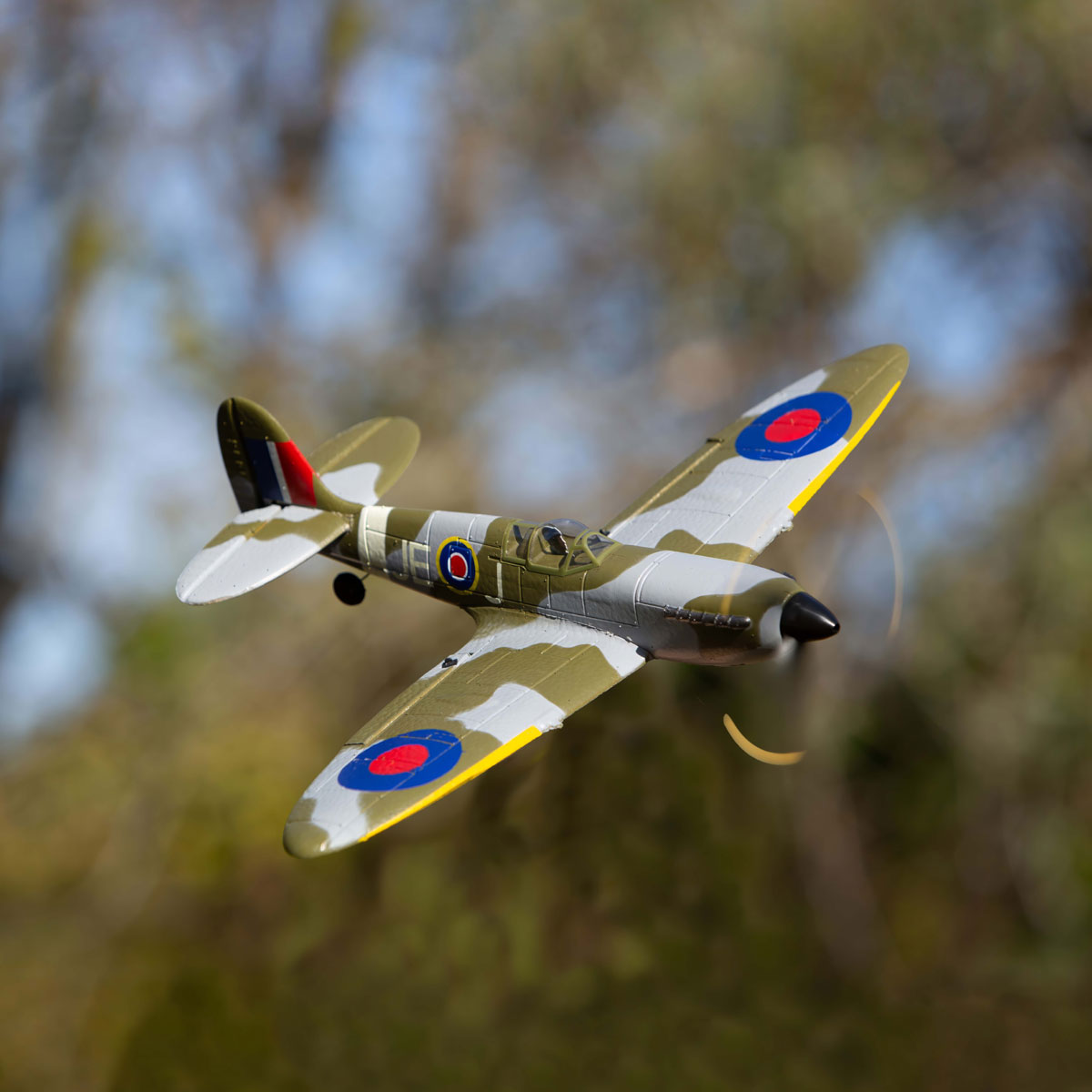 Rage RC Supermarine Spitfire Micro RTF Airplane with PASS (Pilot Assist Stability Software) System