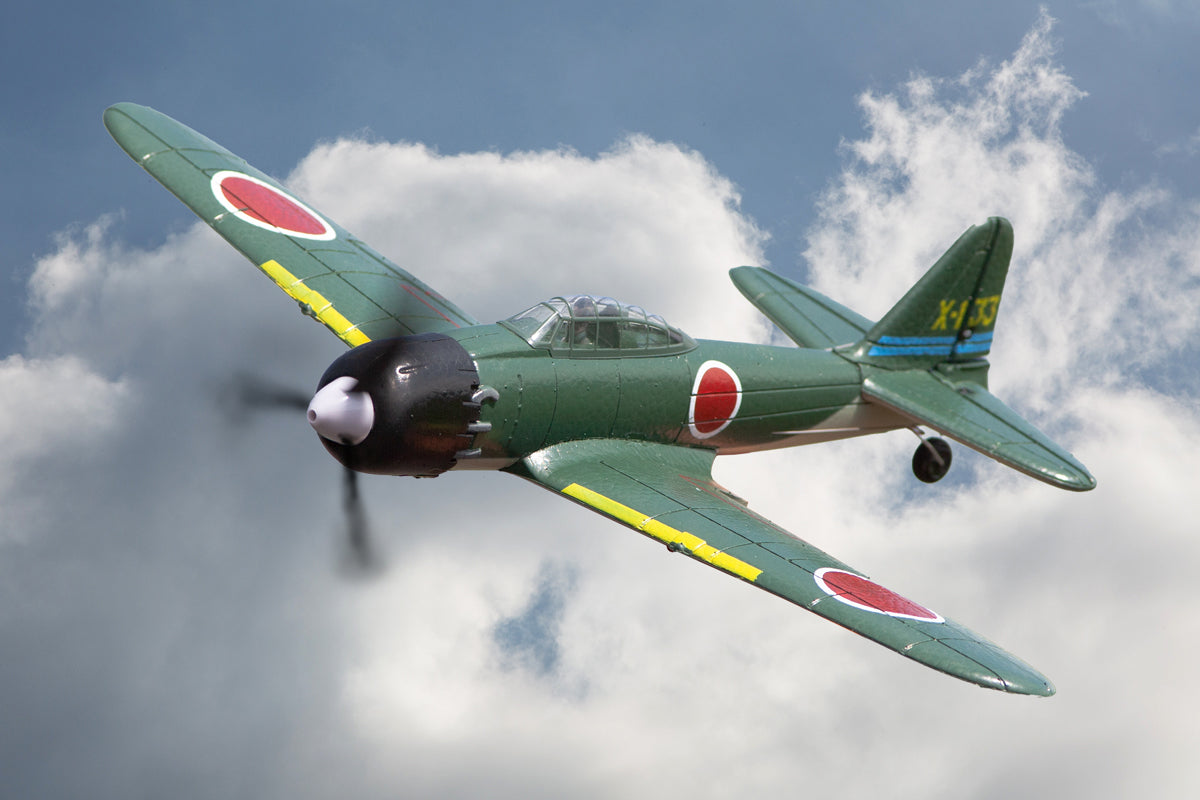Rage RC Mitsubishi A6M Zero Micro RTF Airplane with PASS (Pilot Assist Stability Software) System