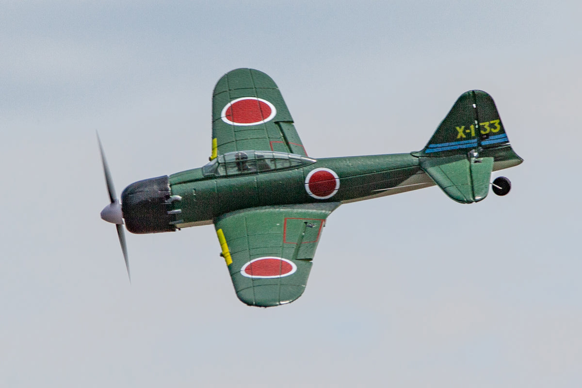 Rage RC Mitsubishi A6M Zero Micro RTF Airplane with PASS (Pilot Assist Stability Software) System