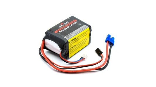 Spektrum 6.6V 4000mAh 2S LiFe Receiver Battery: Universal Receiver, EC3