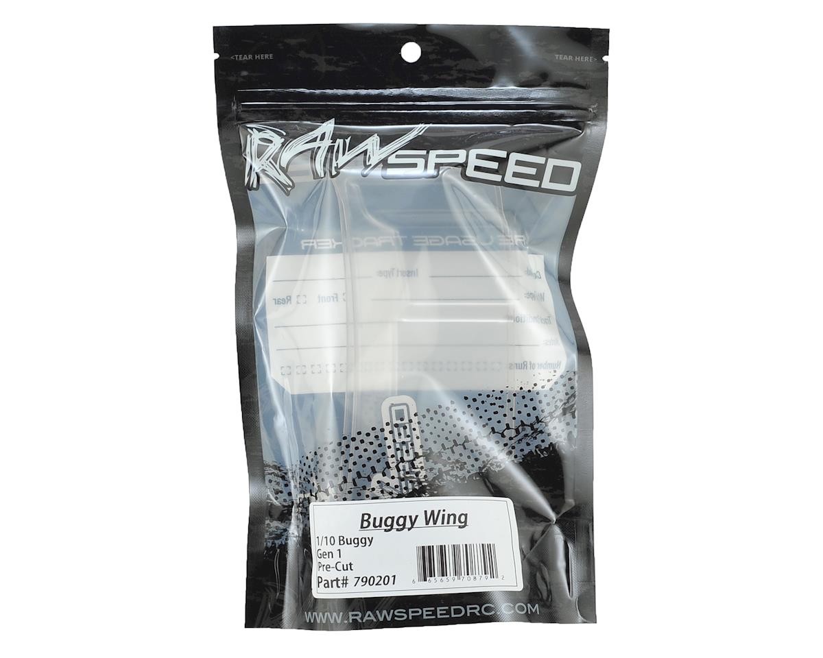 Raw Speed RC Fully Trimmed 1/10 Lexan Buggy Wing (2) (1st Gen) (6.5")