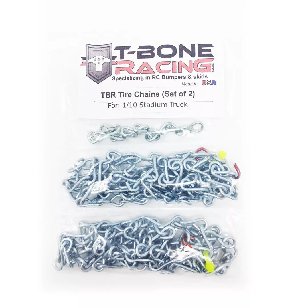 T-Bone Racing 1/10 Stadium Truck Snow Chains Set of 2