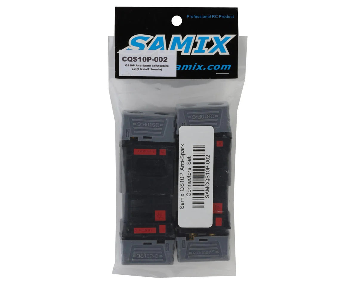 Samix QS10P Anti-Spark Connectors (Black) (2 Male/2 Female)